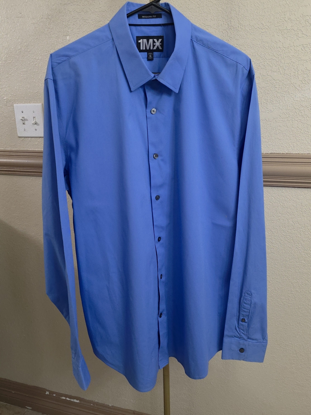 Express Men’s Light Blue Dress Shirt - 1MX